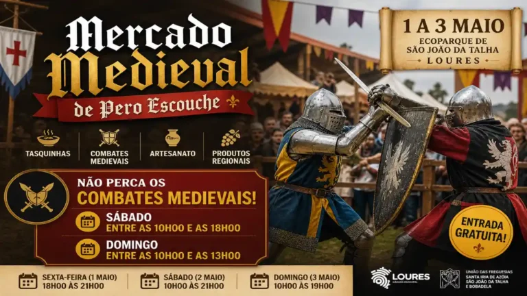 Loures recebe mercado medieval gratuito durante três dias em São João da Talha